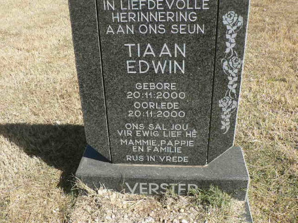 VERSTER Tiaan Edwin 2000-2000