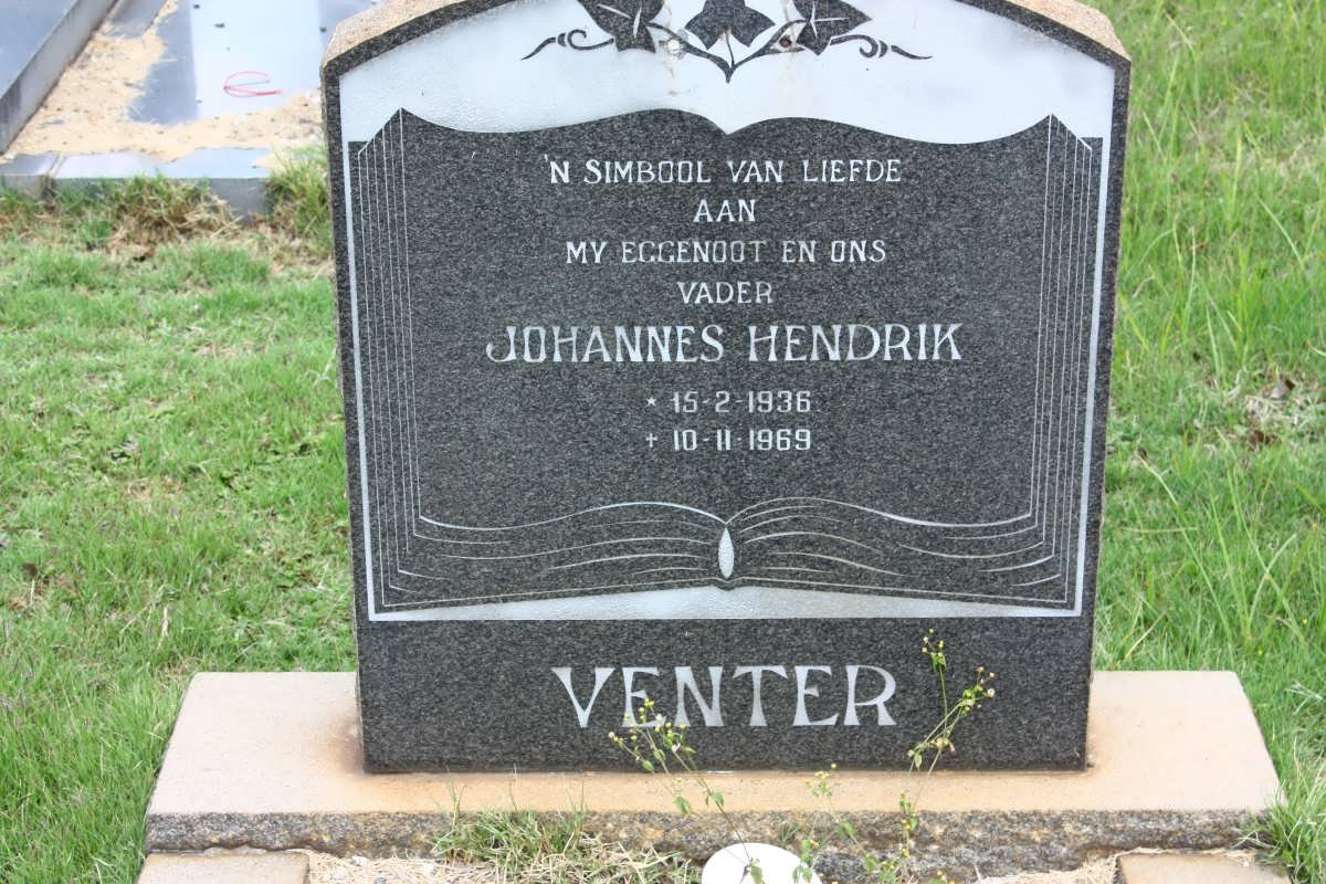 VENTER Johannes Hendrik 1936-1969