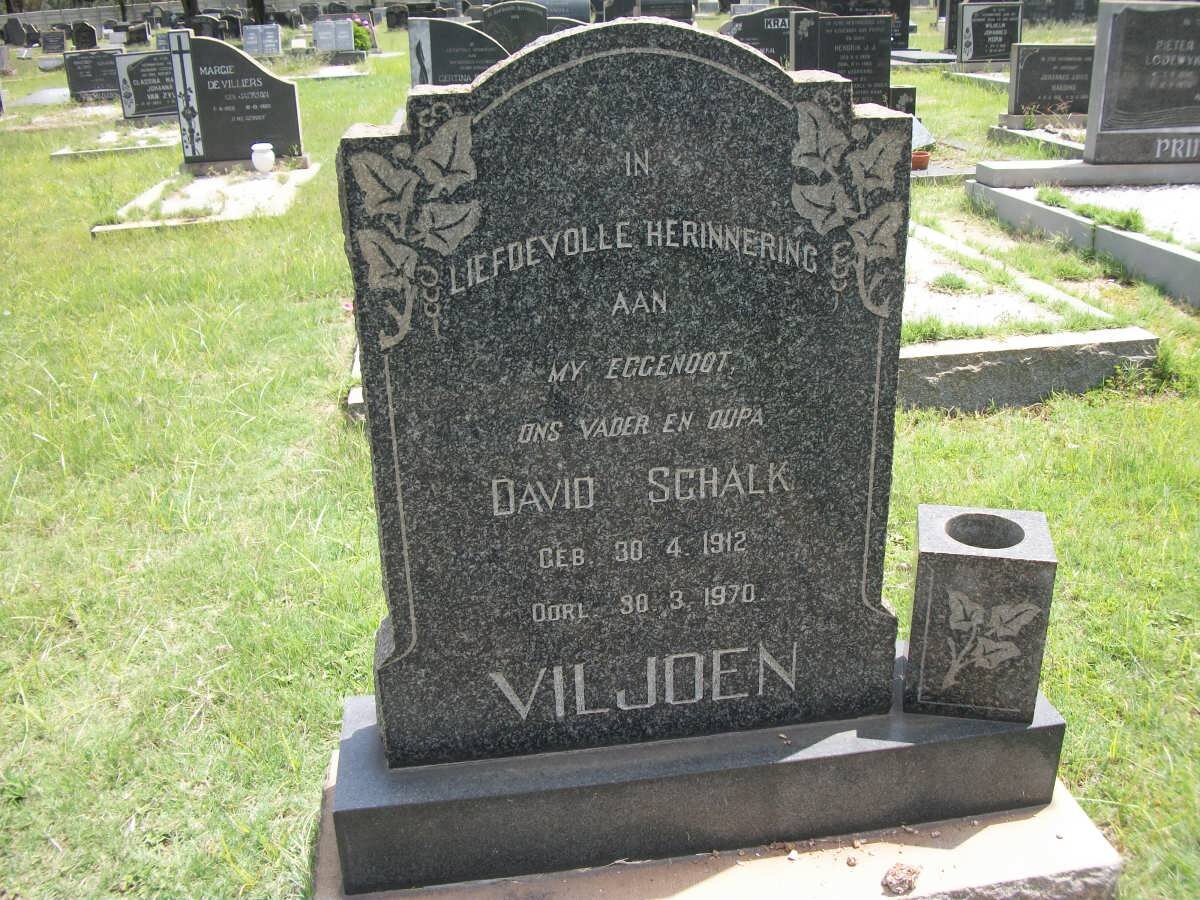 VILJOEN David Schalk 1912-1970