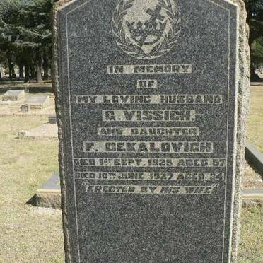 VISSICH G. -1925 :: CEKALOVICH F. -1927