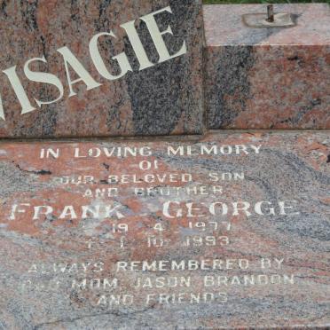 VISAGIE Frank George 1977-1993
