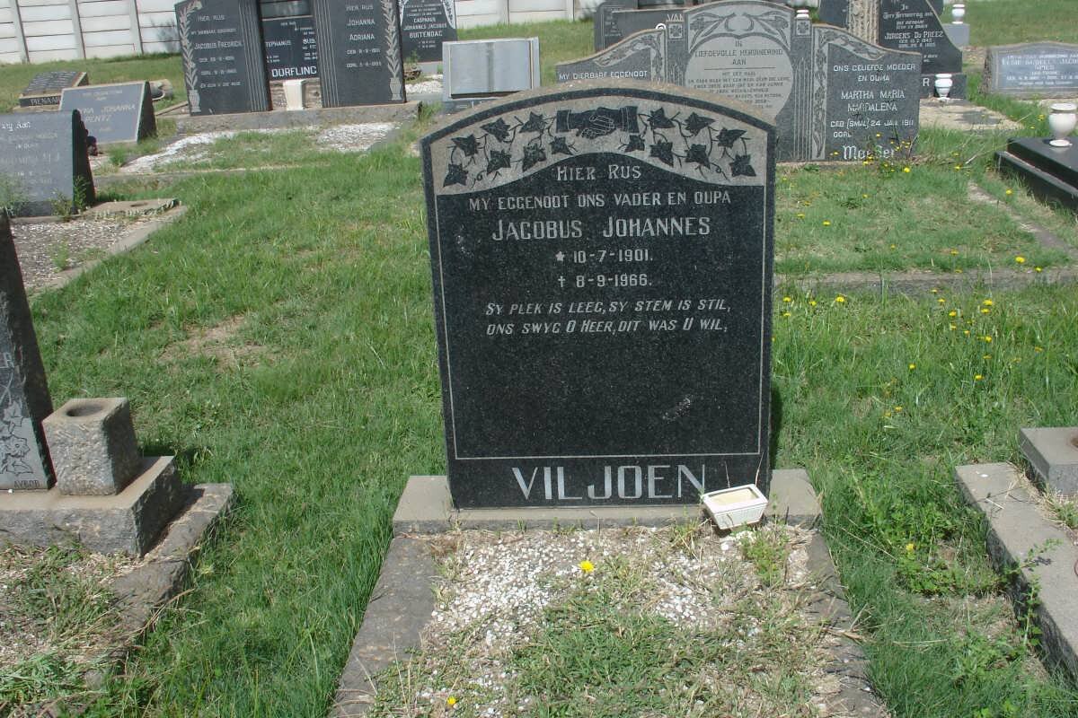 VILJOEN Jacobus Johannes 1901-1966