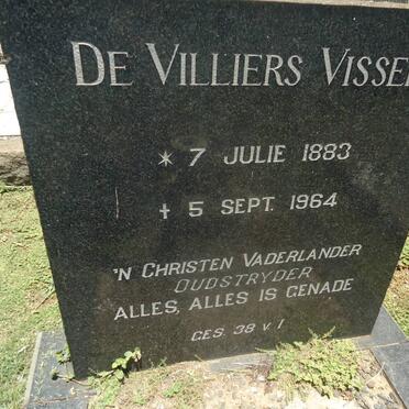 VISSER De Villiers 1883-1964