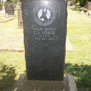 VISAGIE F.A. -1943