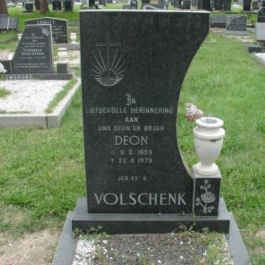VOLSCHENK Deon 1959-1979