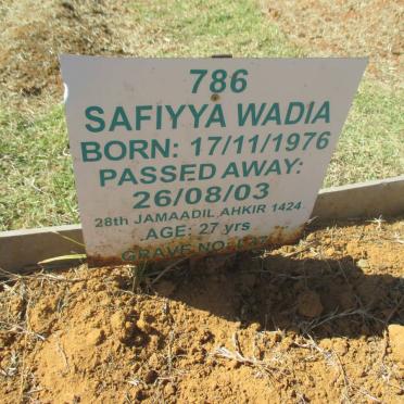 WADIA Safiyya 1976-2003