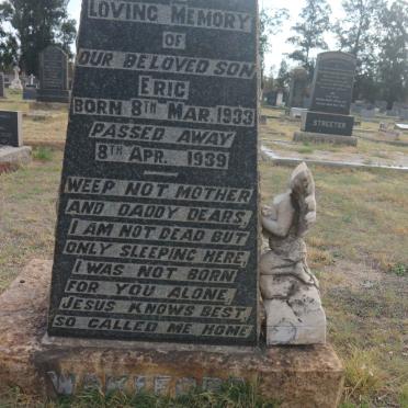 WAKEFORD Eric 1933-1939