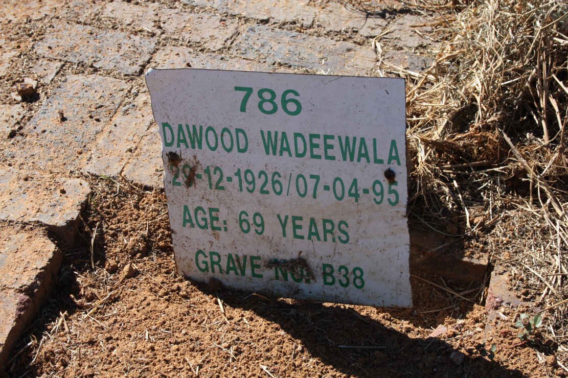 WADEEWALA Dawood 1926-1995