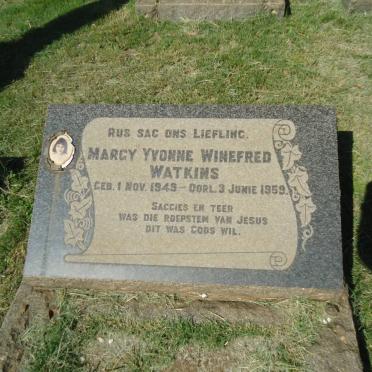 WATKINS Marcy Yvonne Winefred 1949-1959