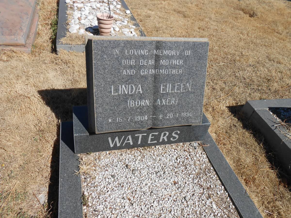 WATERS Linda Eileen nee AXER 1904-1990
