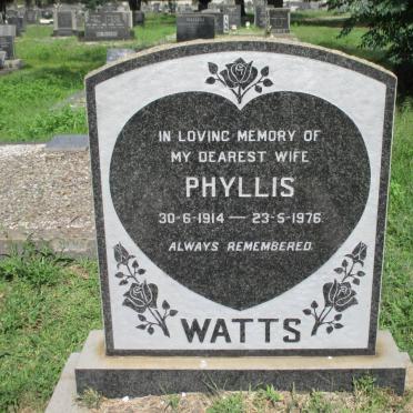 WATTS Phyllis 1914-1976