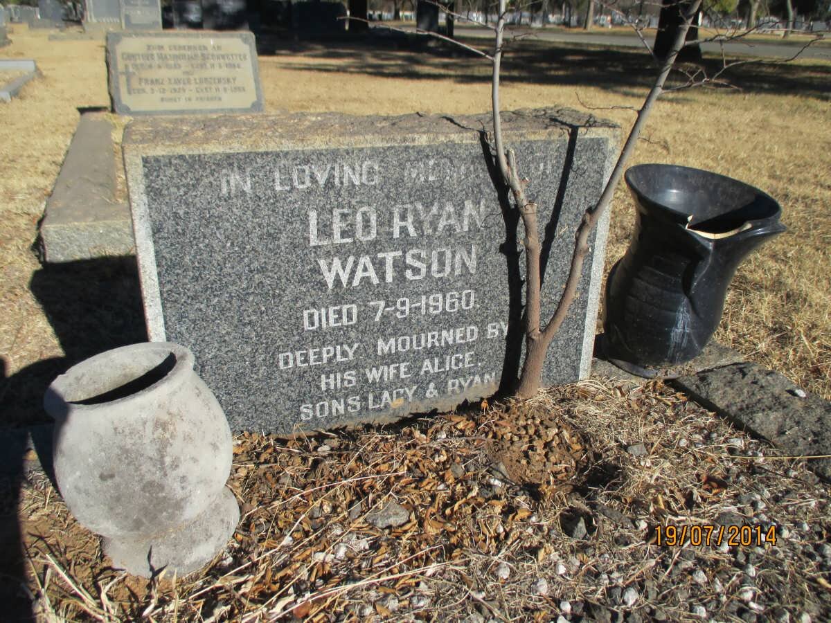 WATSON Leo Ryan -1960