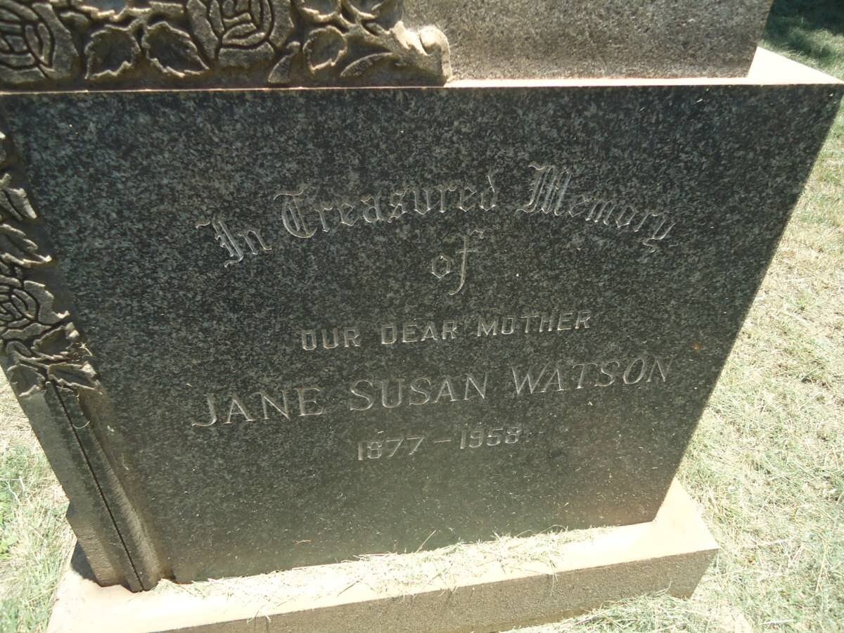WATSON Jane Susan 1877-1958