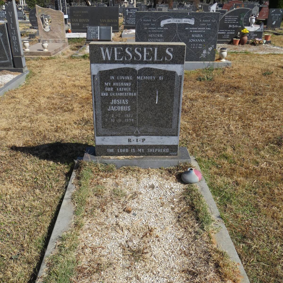 WESSELS Josias Jacobus 1930-1994