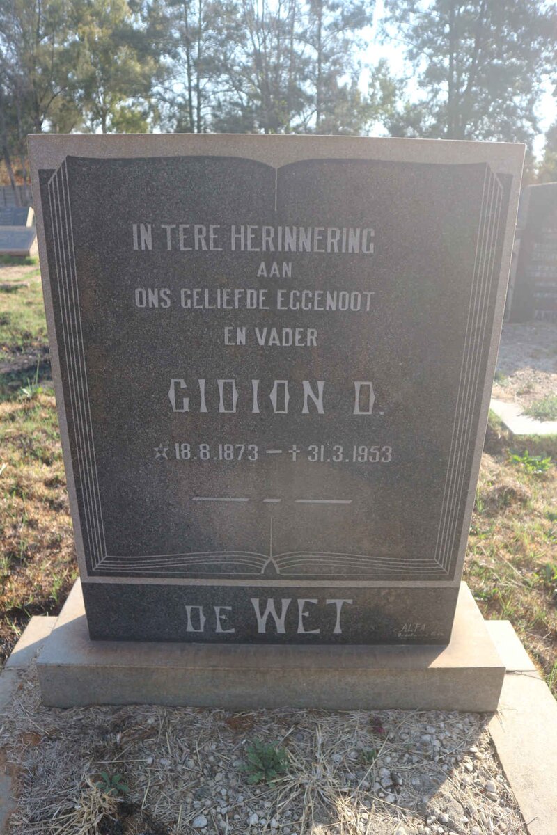 WET Gidion D., de 1873-1953