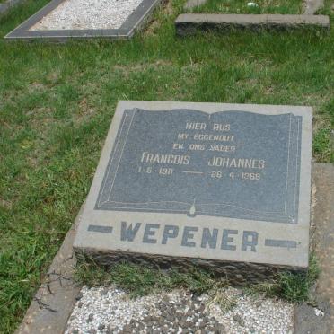 WEPENER Francois Johannes 1911-1969