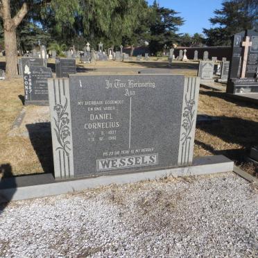WESSELS Daniel Cornelius 1937-1982