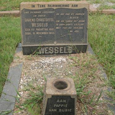 WESSELS Barend Christoffel 1912-1953