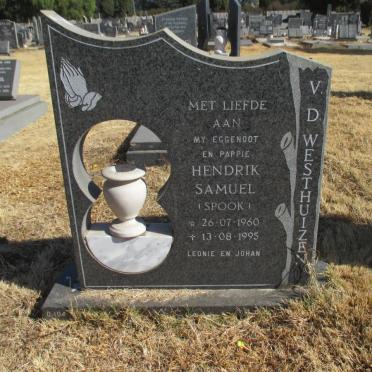 WESTHUIZEN Hendrik Samuel, v.d. 1960-1995