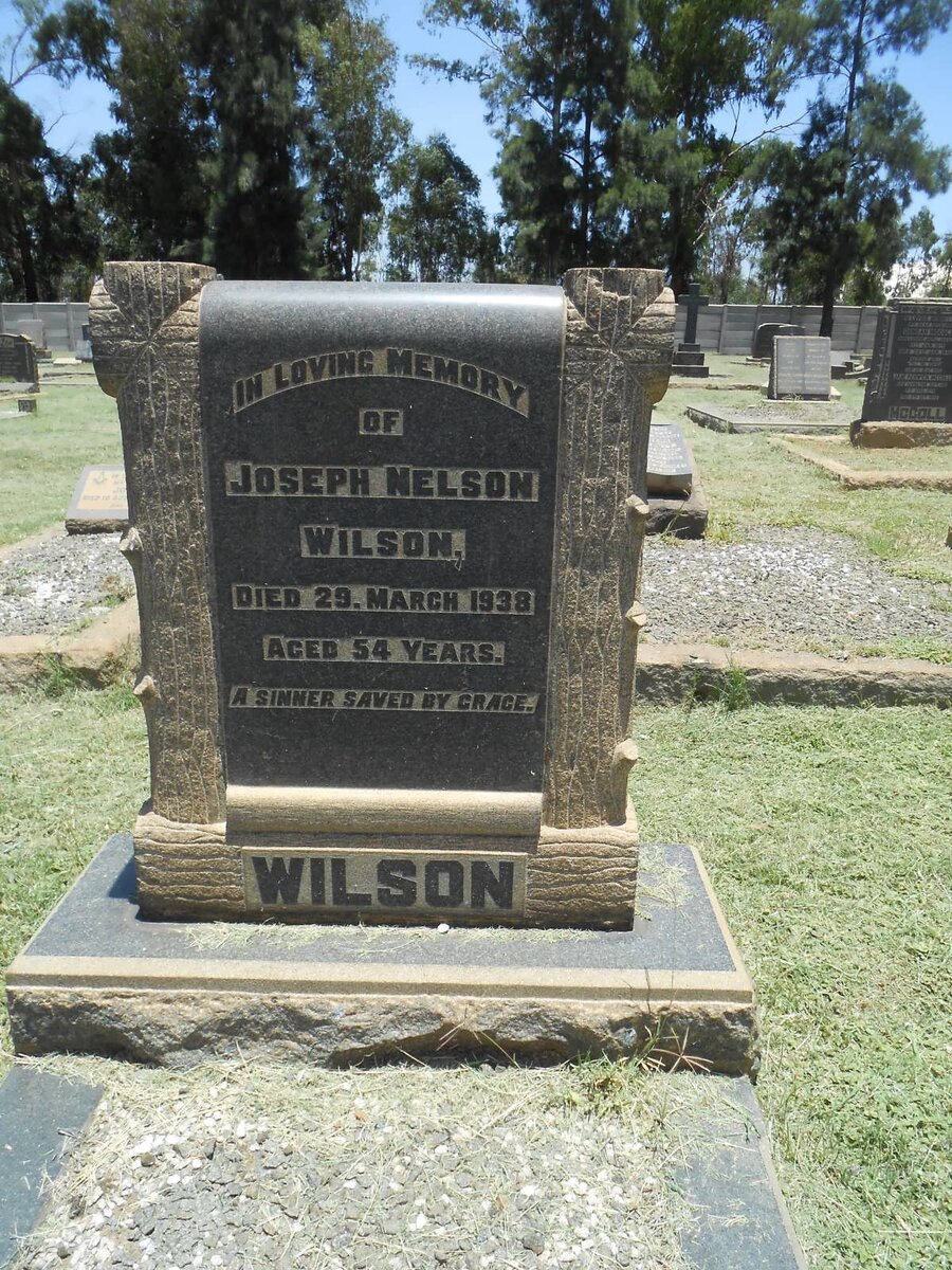 WILSON Joseph Nelson -1938