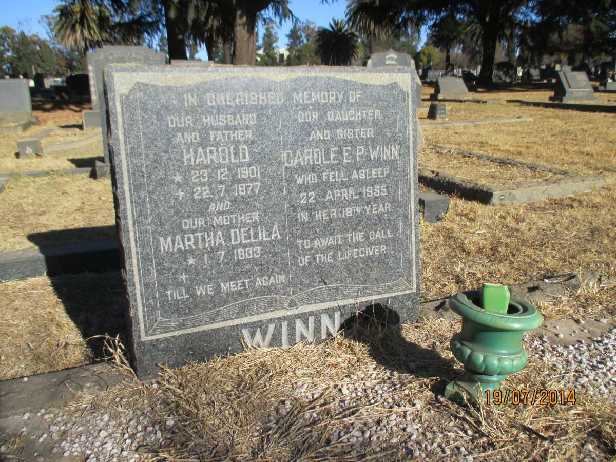 WINN Harold 1901-1977 :: Carole E.P. -1955