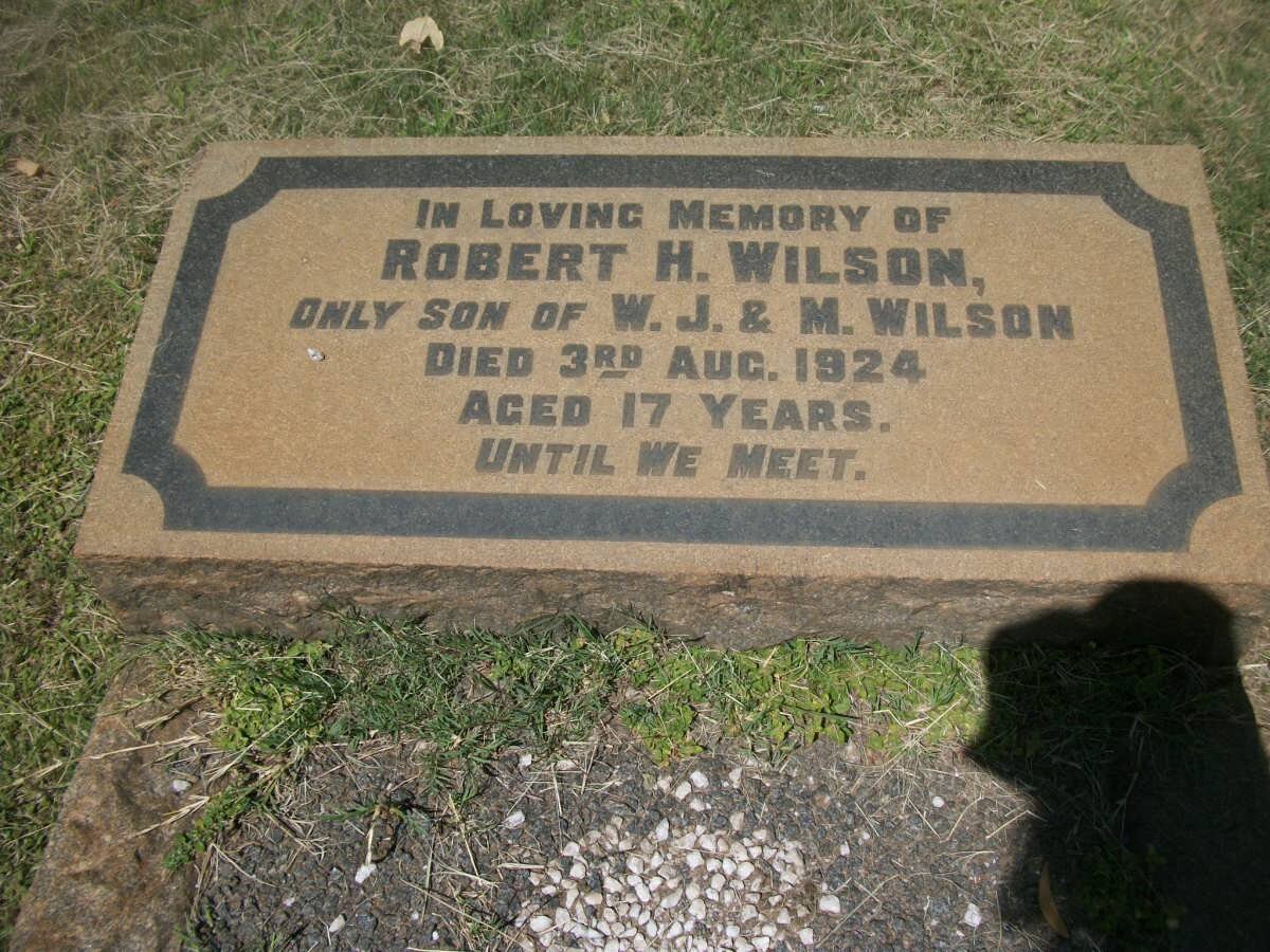 WILSON Robert H. -1924