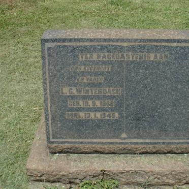 WINTERBACH L.G. 1866-1945
