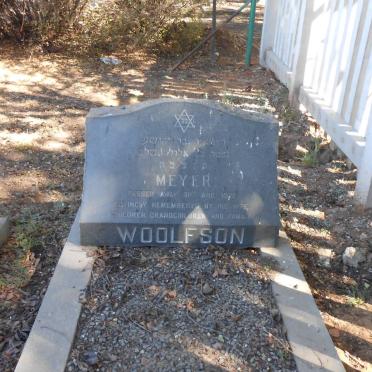 WOOLFSON Meyer -1972