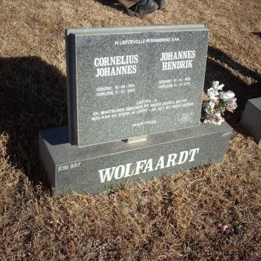 WOLFAARDT Cornelius Johannes 1933-2003 :: Johannes Hendrik 1929-2010