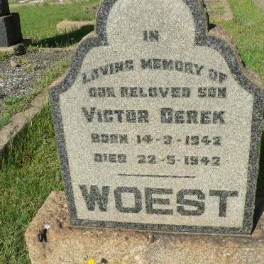 WOEST Victor Derek 1942-1942