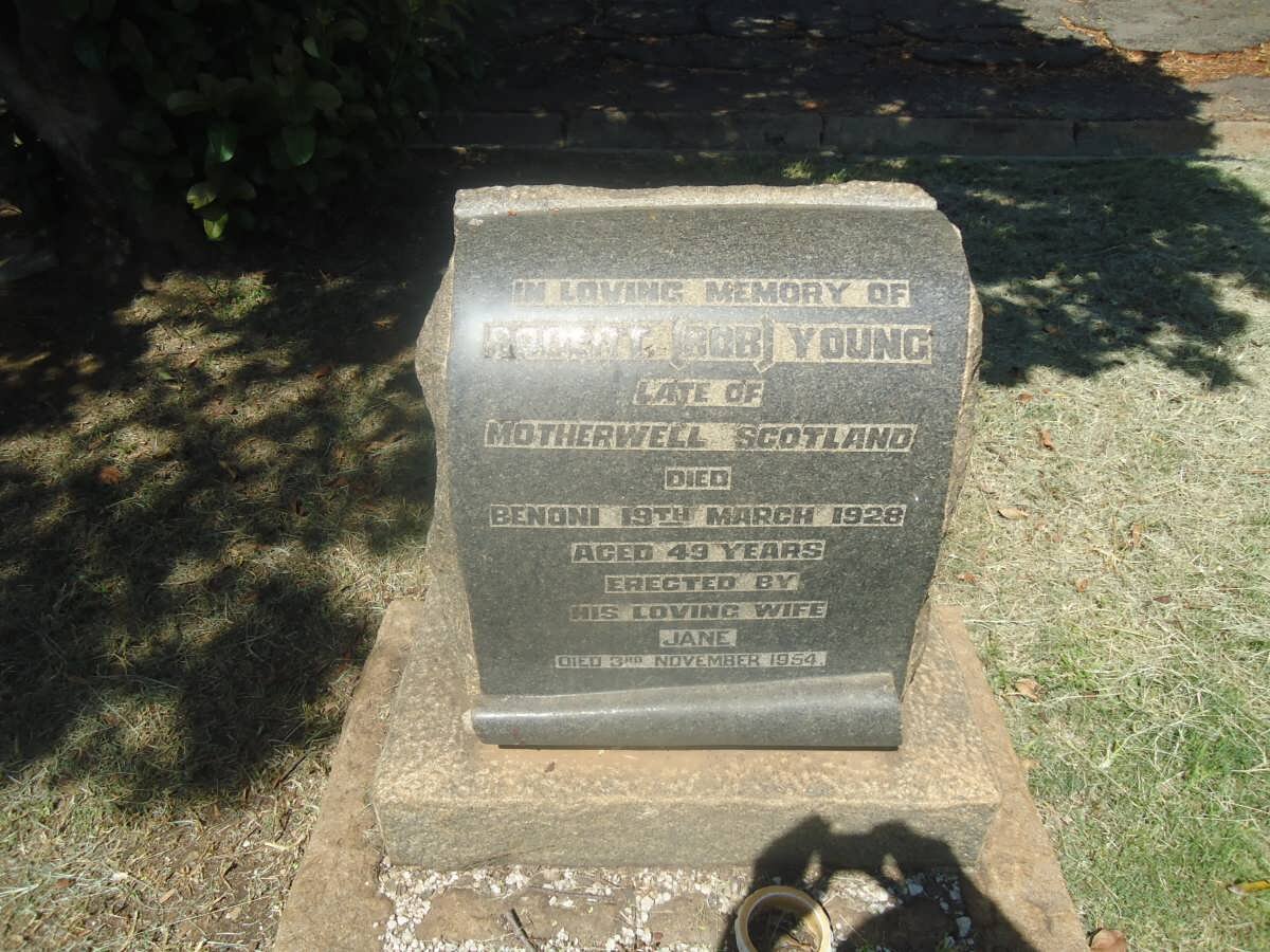 YOUNG Robert -1928 &amp; Jane -1954