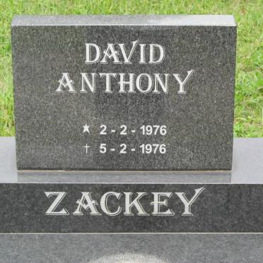 ZACKEY David Anthony 1976-1976