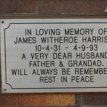 HARRISON James Witheroe 1931-1993