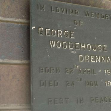 DRENNAN George Woodehouse 1902-1969