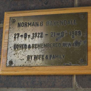 BAXENDALE Norman 1922-1989