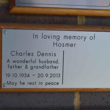 HOSMER Charles Dennis 1934-2013