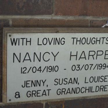 HARPER Nancy 1910-1994