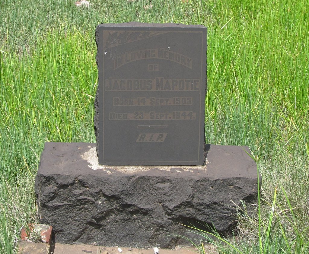 MAPOTIE Jacobus 1903-1944