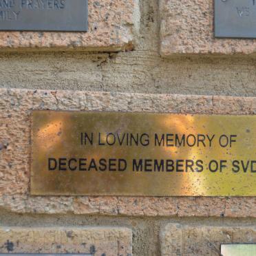 5. Deceased Members of SVDP