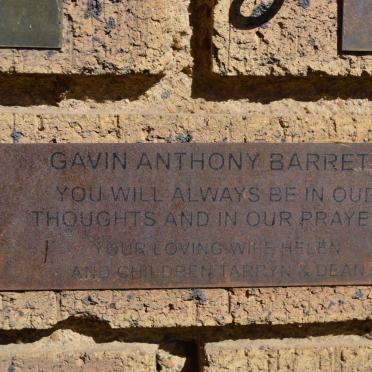 BARRETT Gavin Anthony