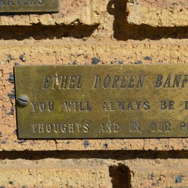 BANFIELD Ethel Doreen