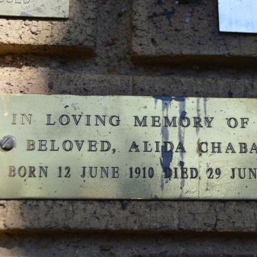 CHABANT Alida 1910-1999