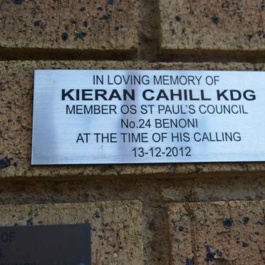CAHILL Kieran  -2012