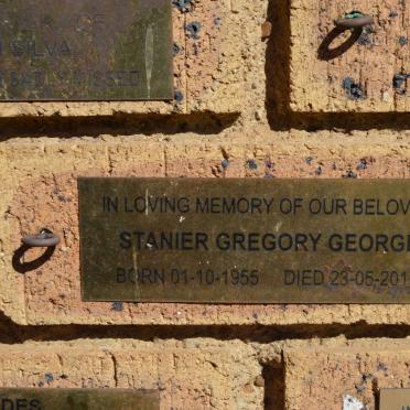 GEORGE Stanier Gregory 1955-2010