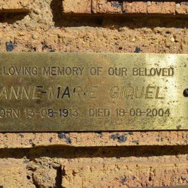 GIQUEL Anne-Marie 1913-2004