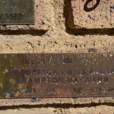 HAYWARD Frederick Louis Philip, CRAMPTON 1940-2008