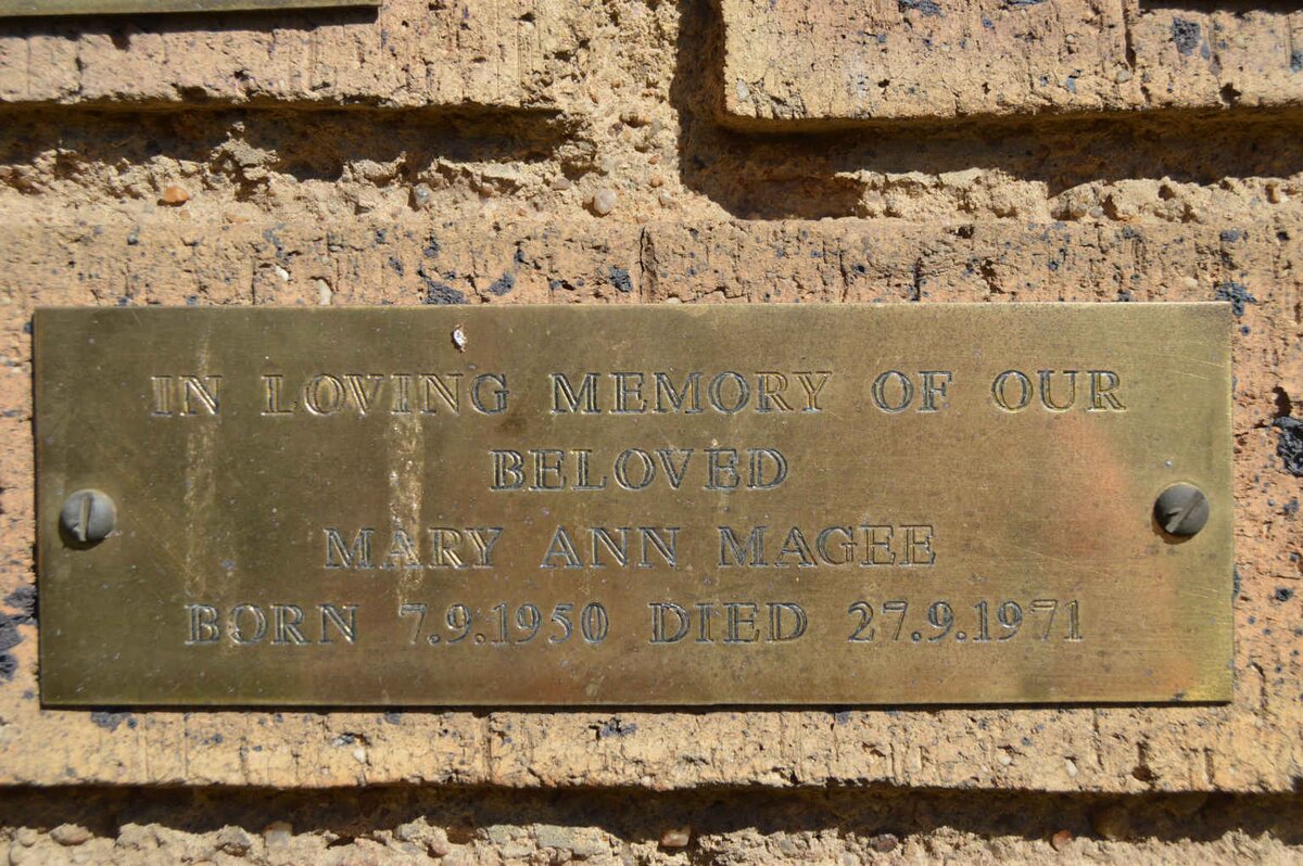 MAGEE Mary Ann 1950-1971