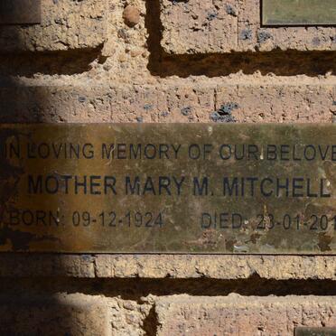 MITCHELL Mary M. 1924-2010