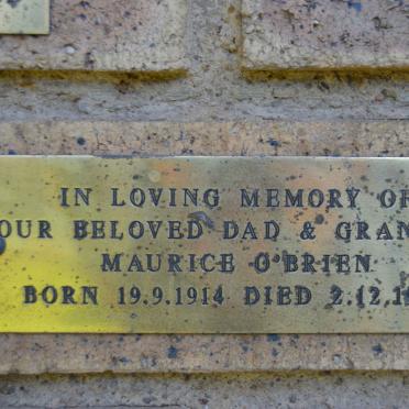 O'BRIEN Maurice 1914-1997