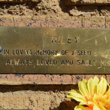 RILEY Joseph &amp; Margrid